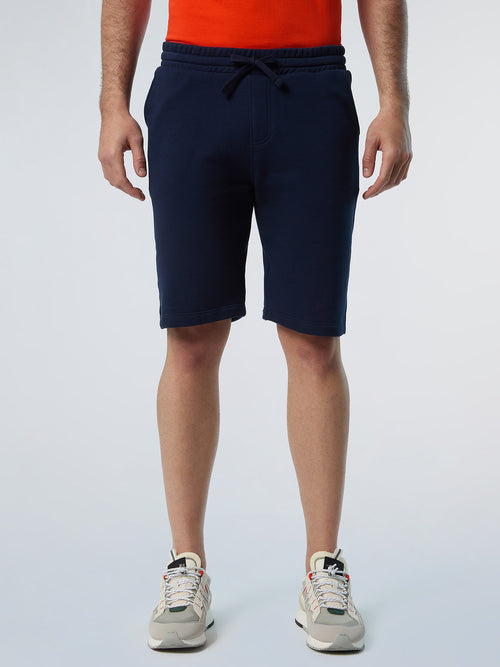 Sweat shorts with logo pocket