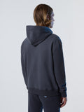 North Sails Brushed fleece hoodie with graphic print