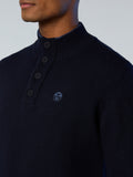 North Sails Half-button cashmere sweater