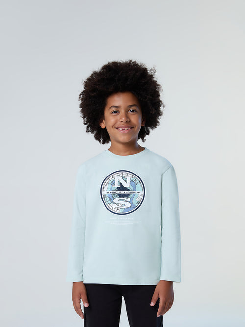 Camiseta de manga larga con estampado del océano
